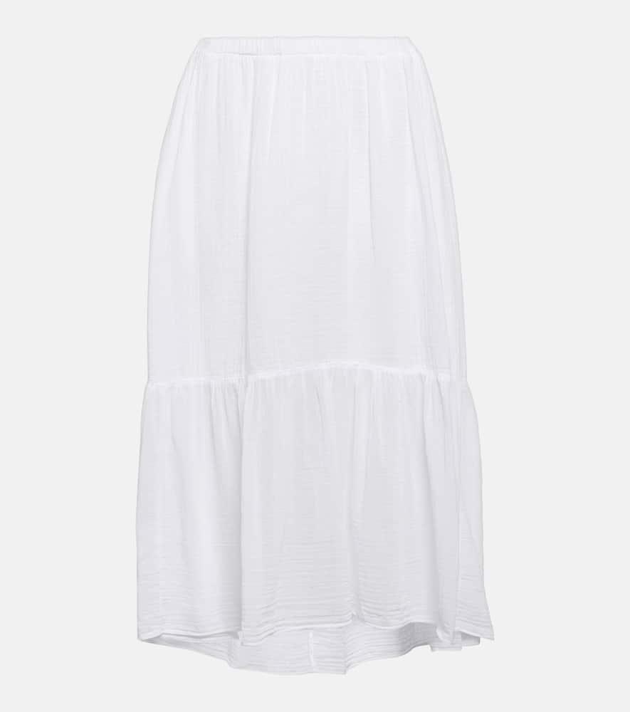 velvet mckenna cotton midi skirt