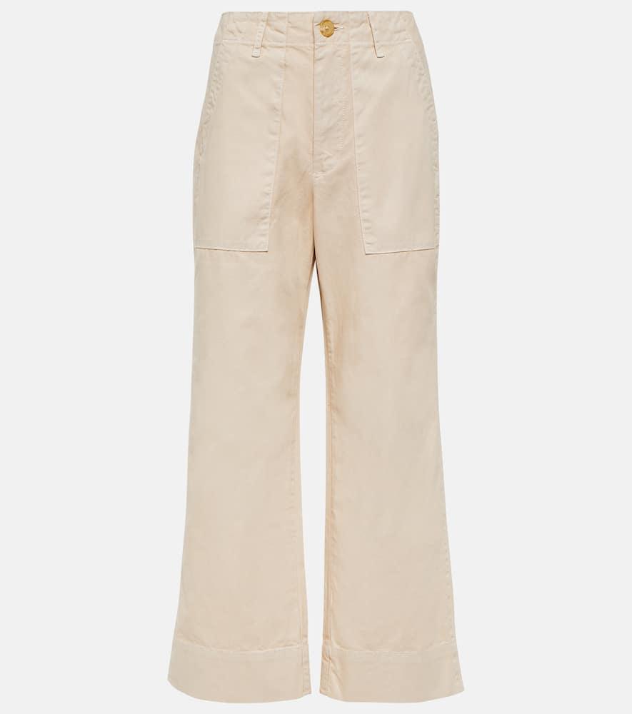 velvet mya cropped cotton wide