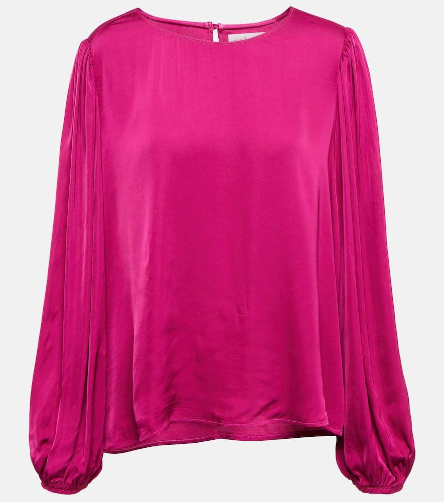 velvet satin top