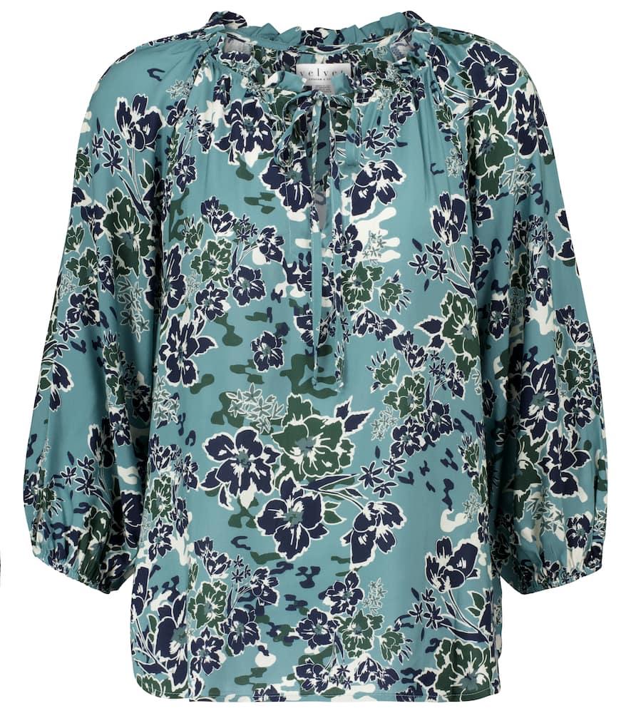 velvet sharla floral blouse