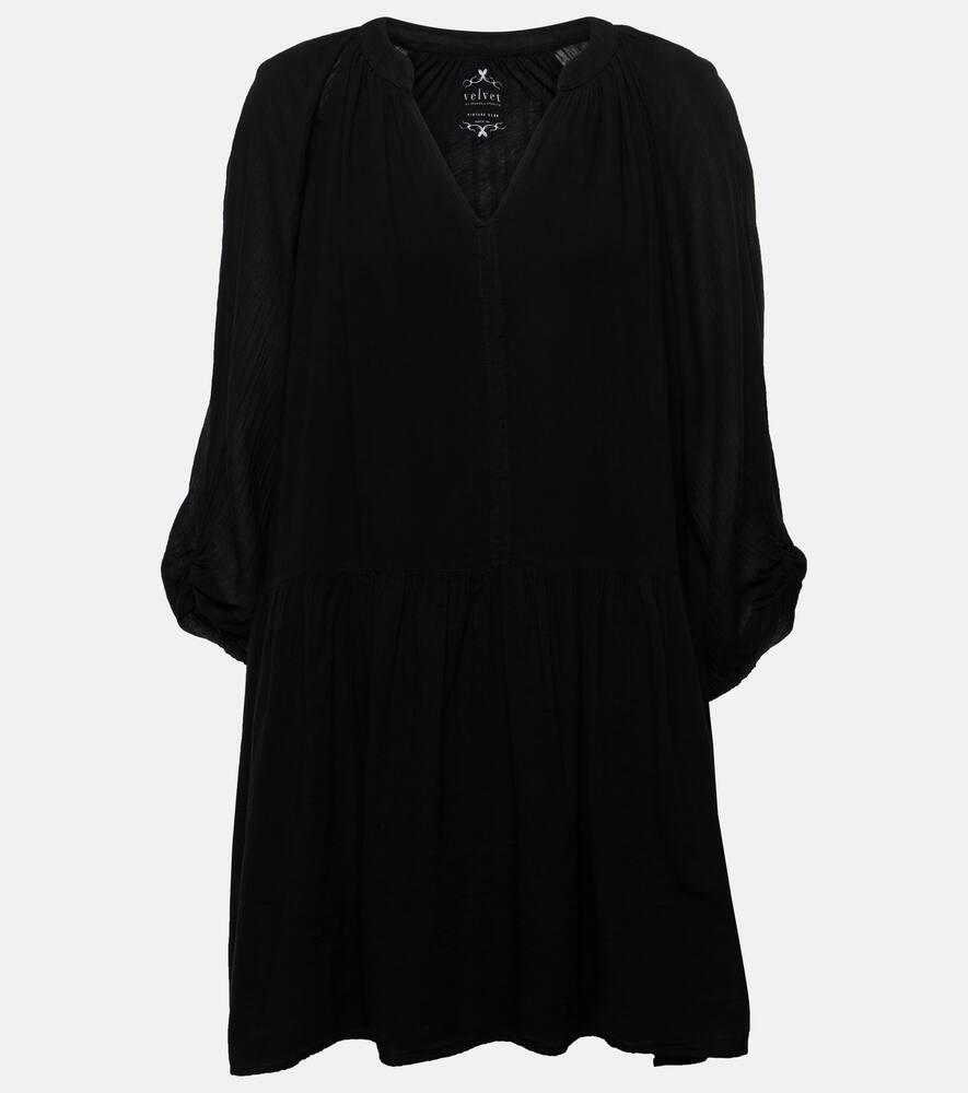 velvet sloan cotton minidress