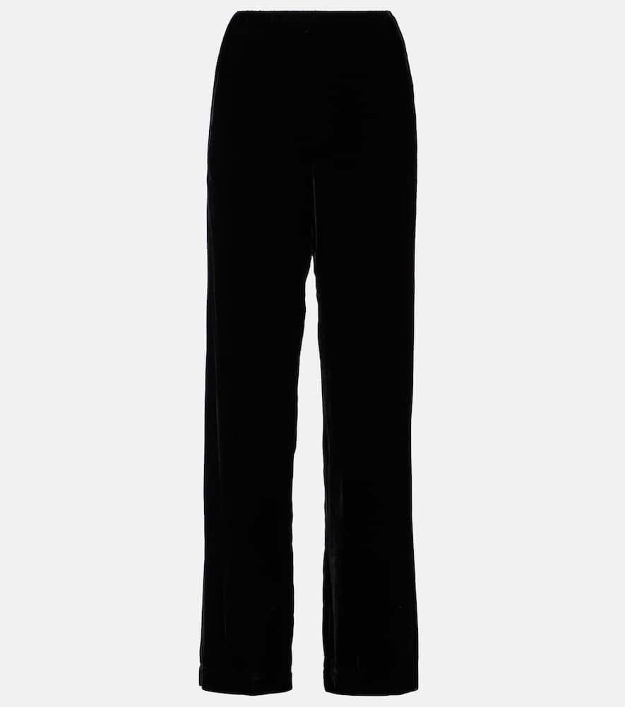 velvet sorine velvet straight pants