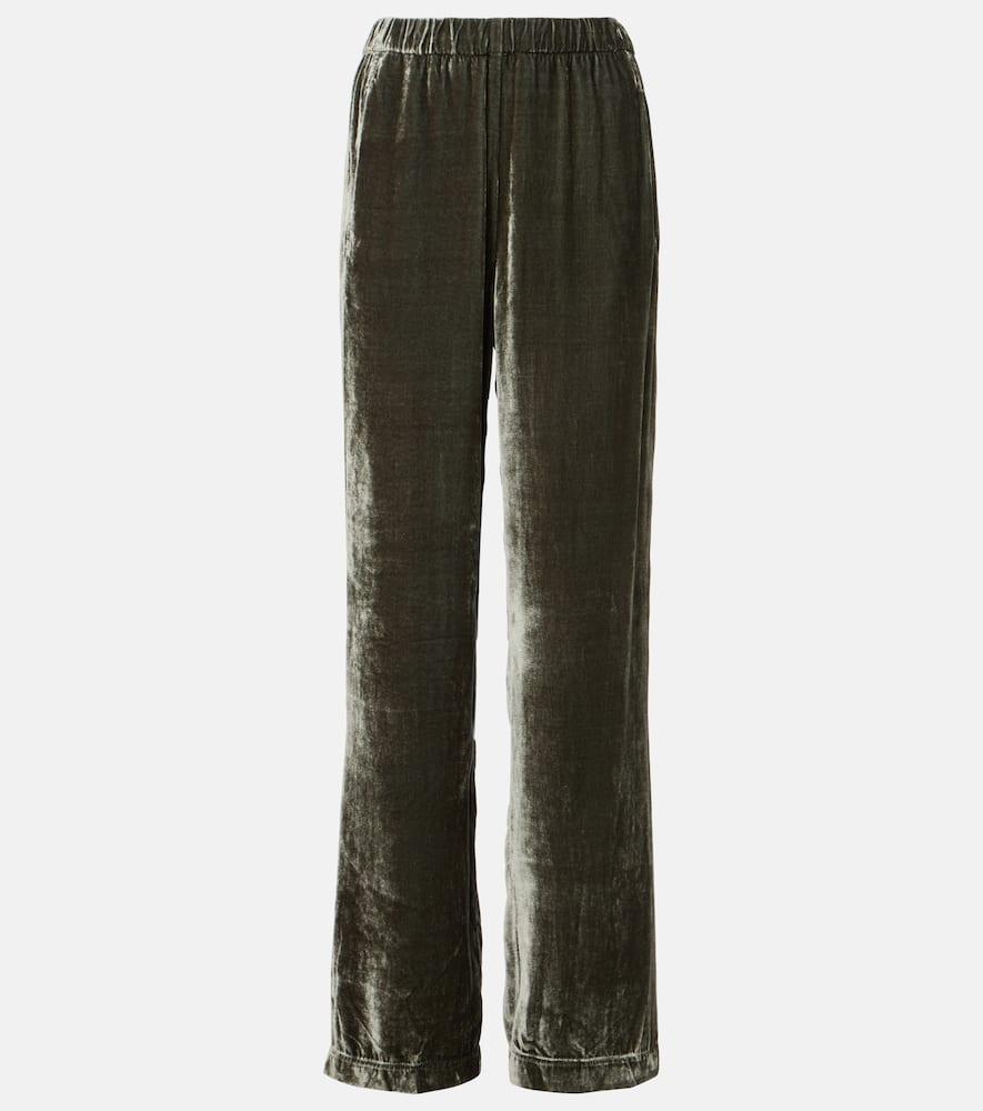 velvet sorine velvet straight pants