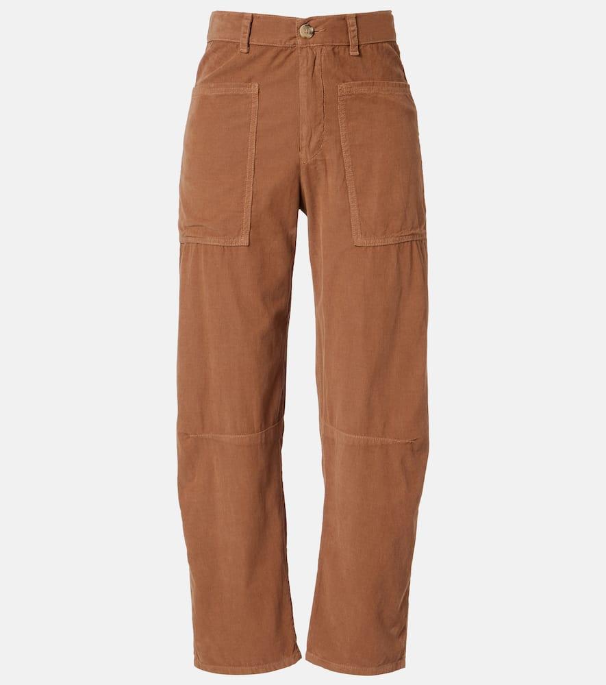 velvet sue cotton straight pants