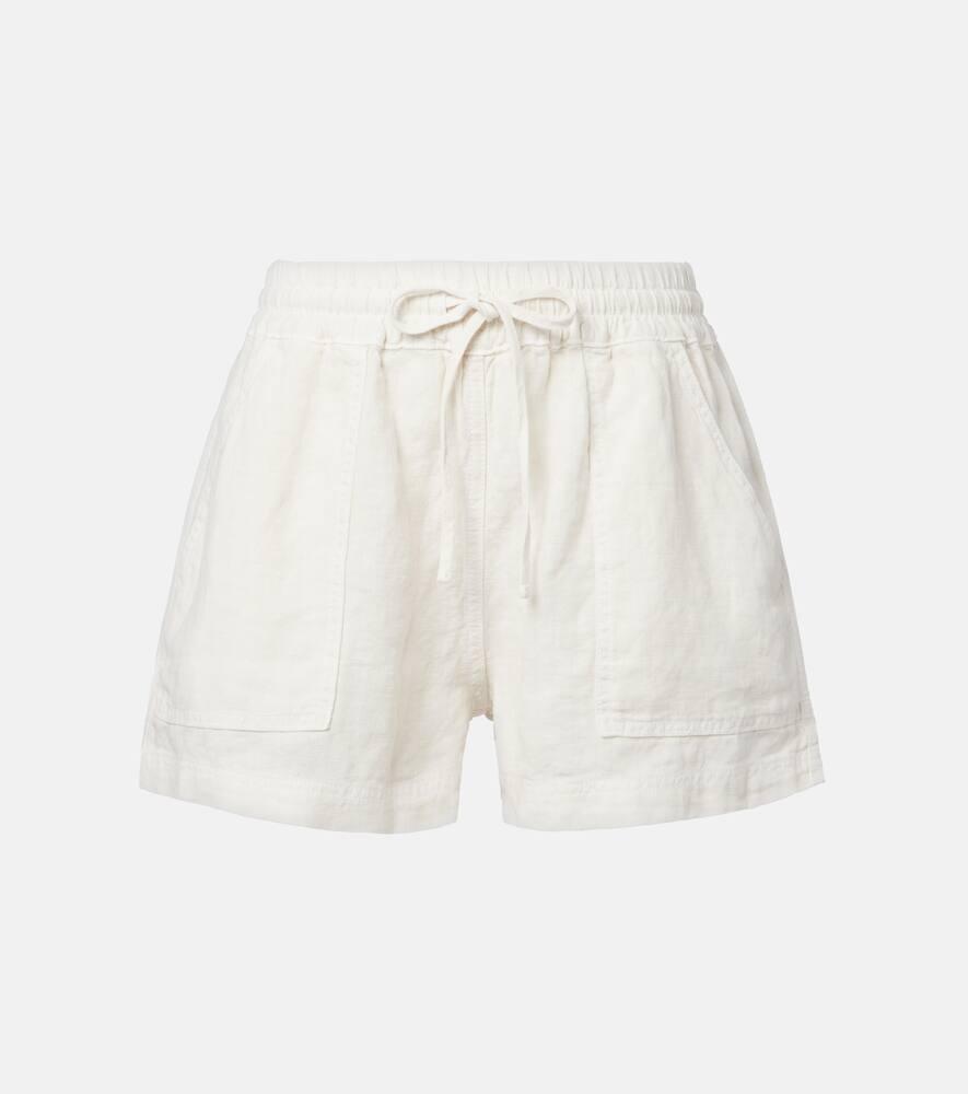 velvet sutton linen shorts