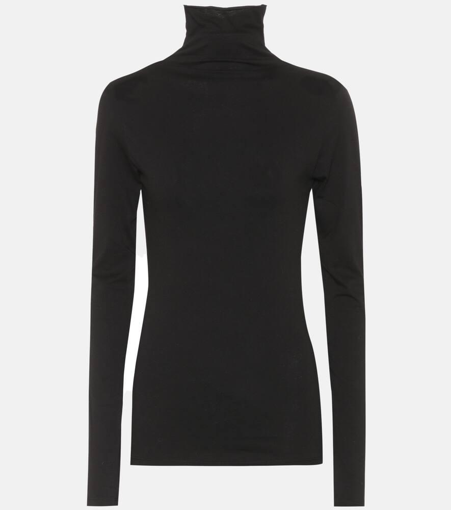 velvet talisia cotton turtleneck top