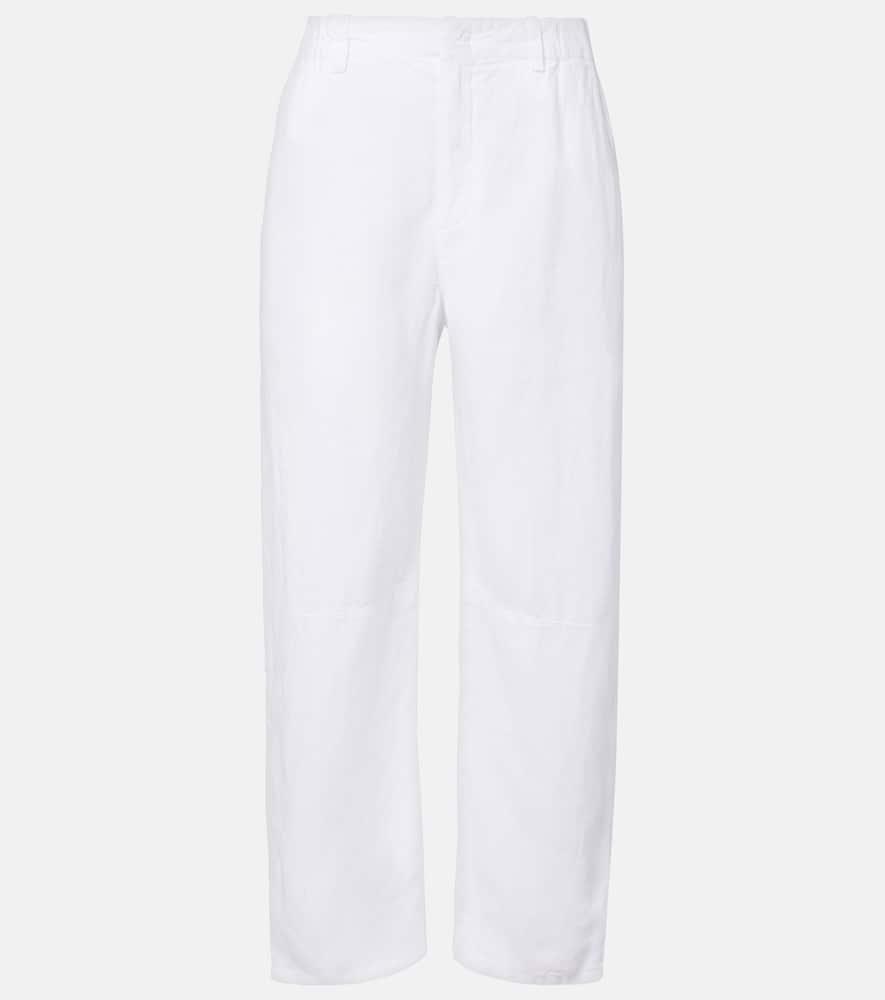 velvet taylor linen straight pants