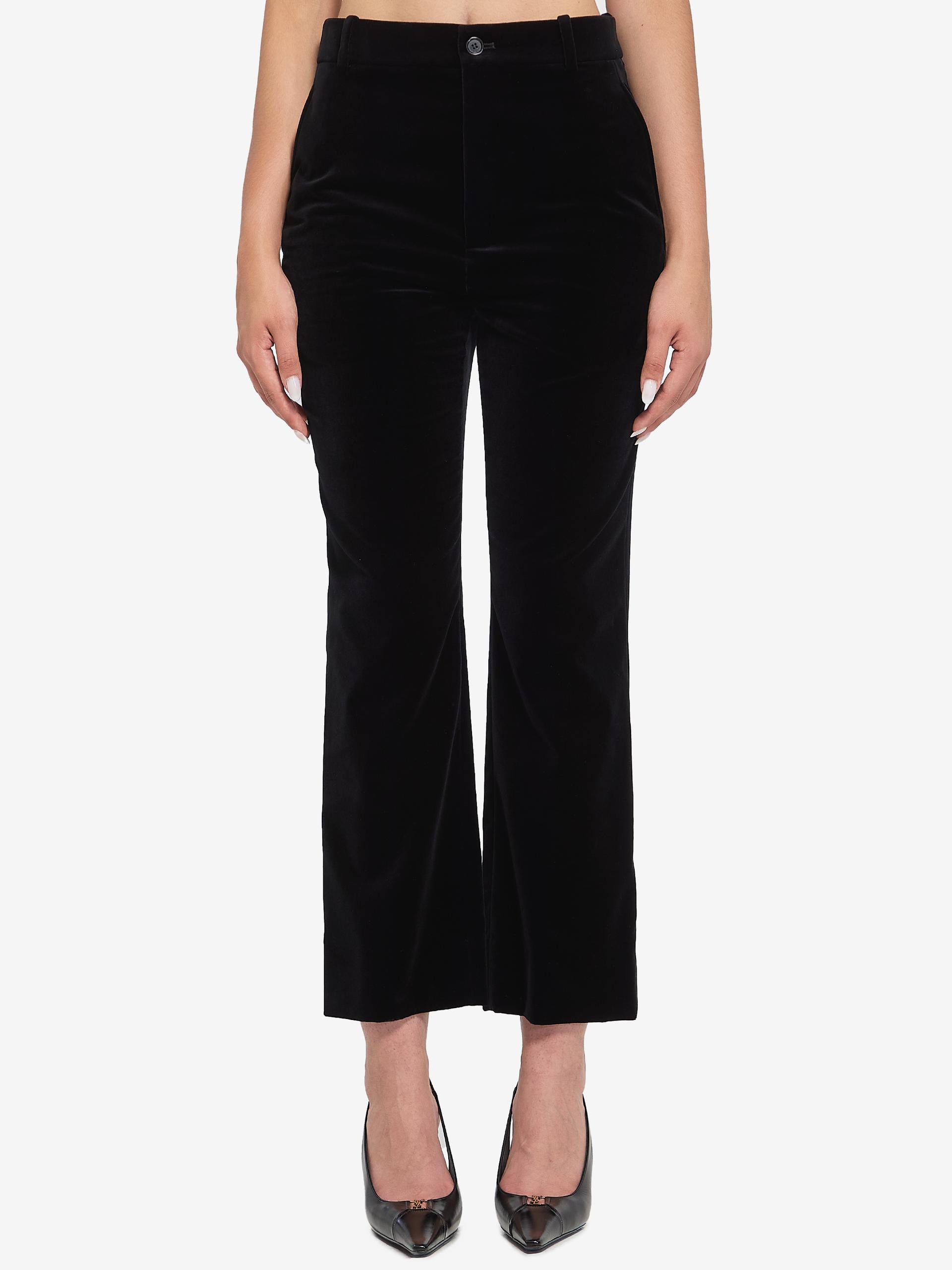 velvet trousers