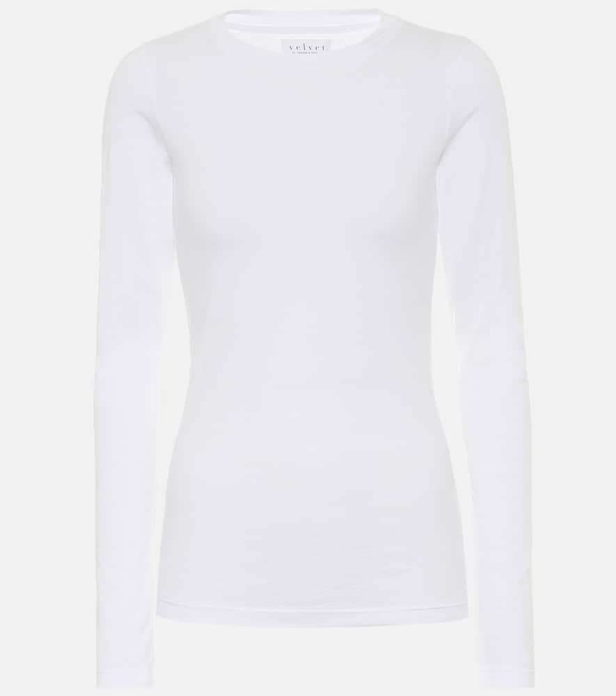 velvet zofina cotton jersey top
