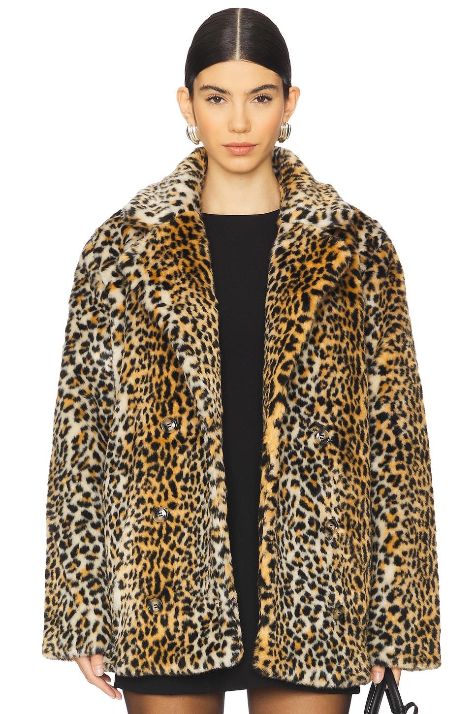 vento faux fur coat