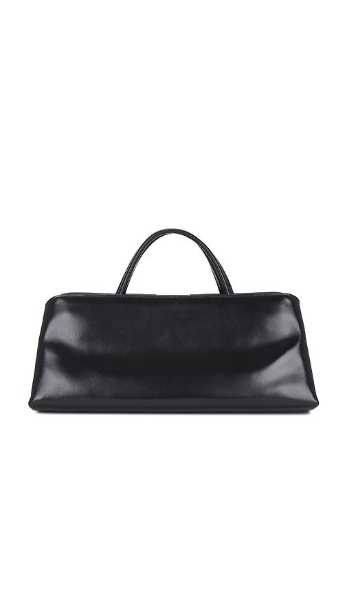 verafied clutch shoulder bag in black.