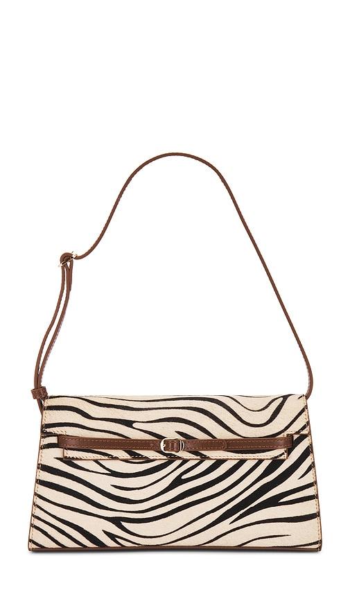 verafied shoulder bag in black,cream.