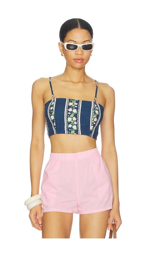 verandah cropped blouse in multi.