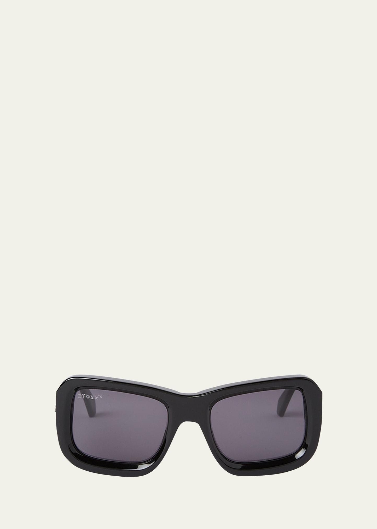 verona arrow logo acetate butterfly sunglasses