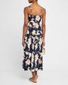 verona floral sleeveless midi dress