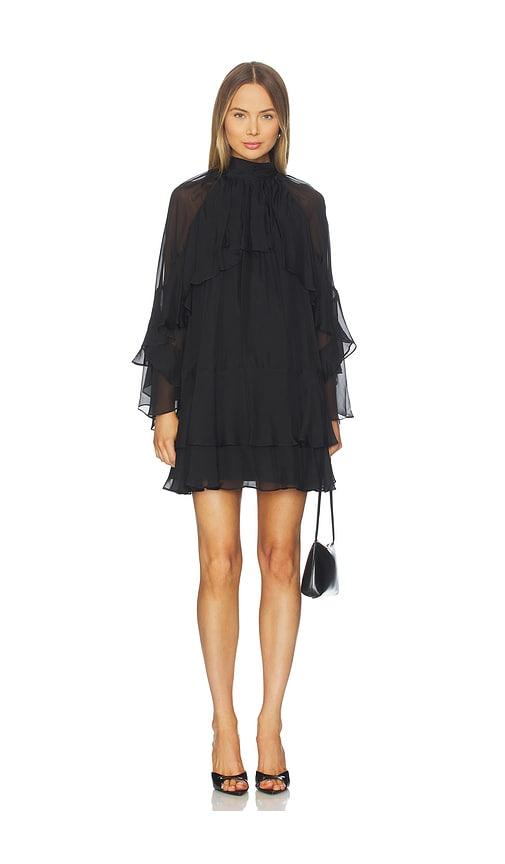 veronica beard adlington dress in black.