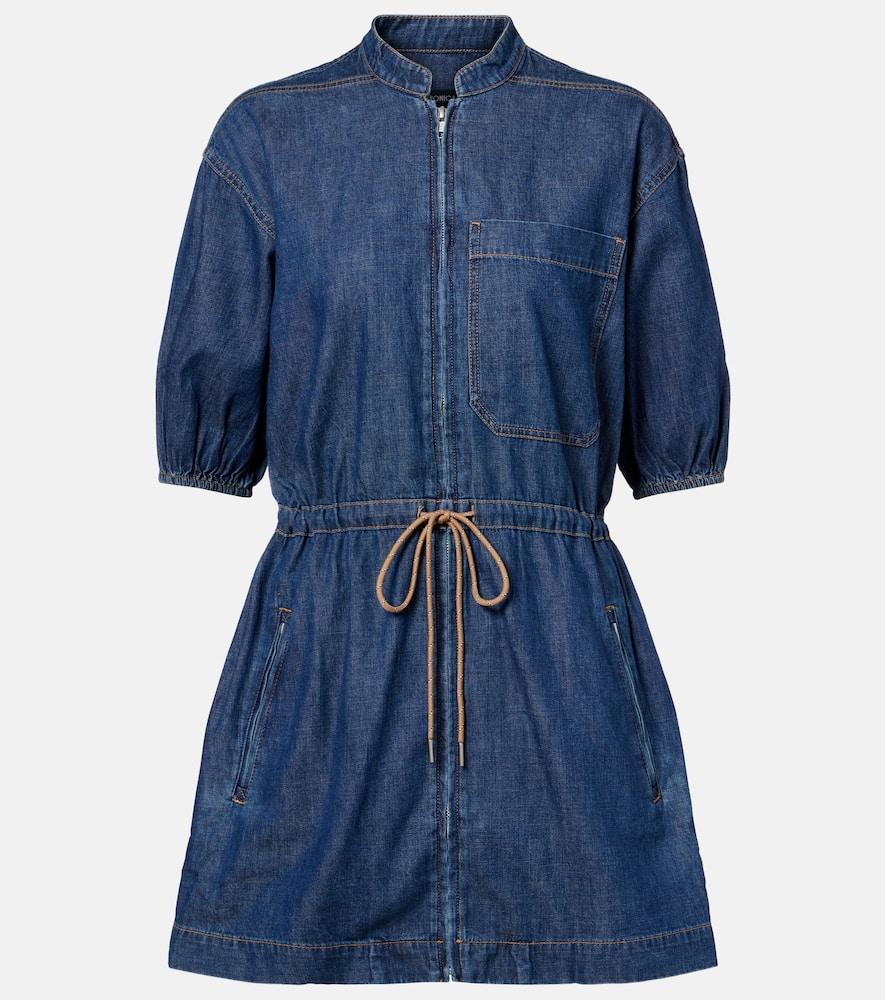 veronica beard akerman denim minidress