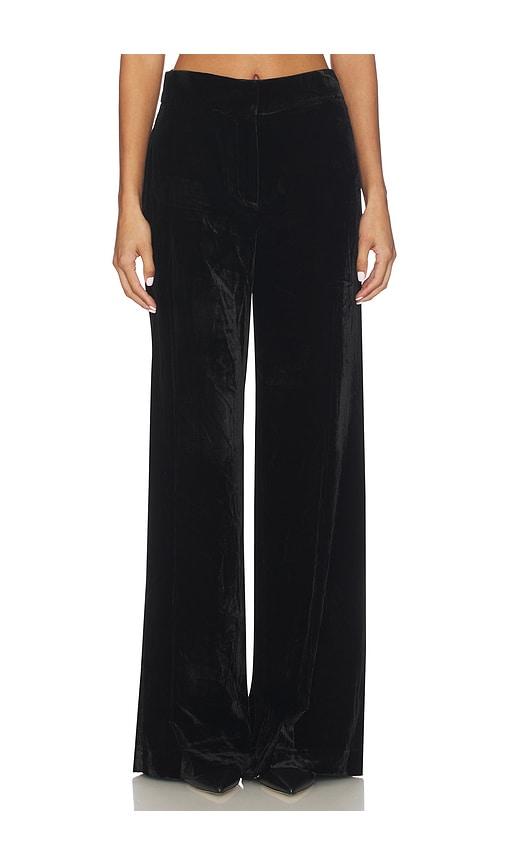 veronica beard alex pant in black.