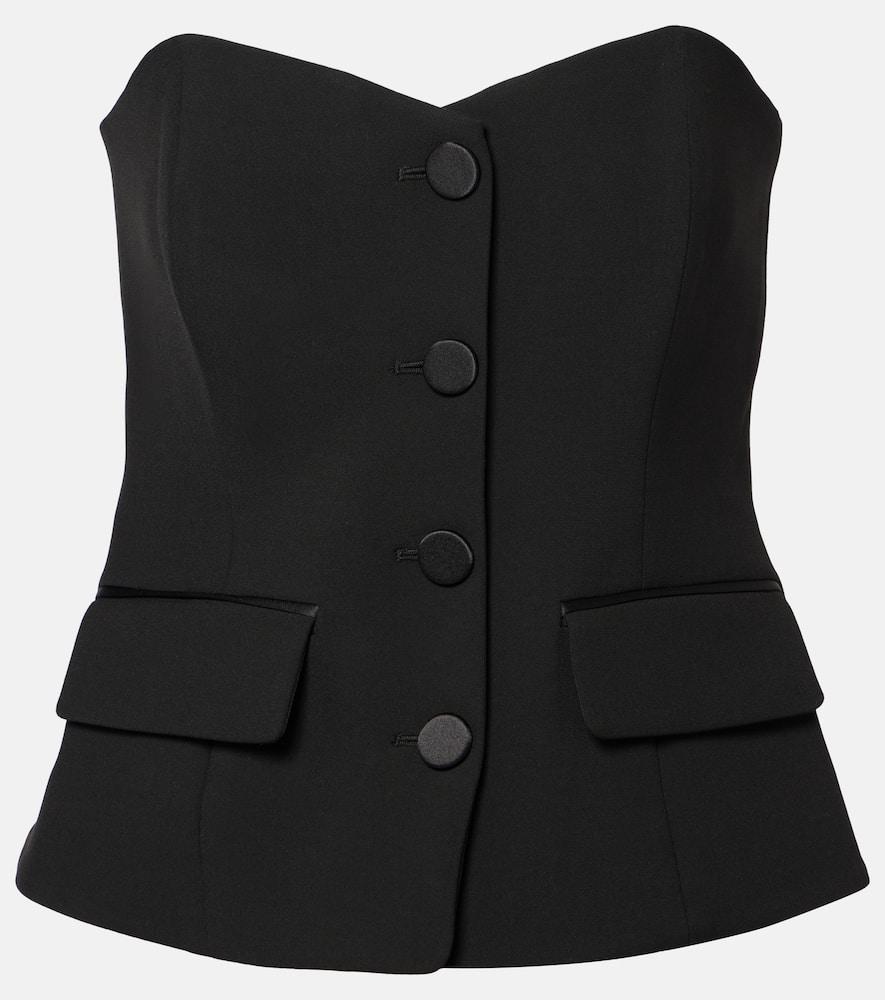 veronica beard arlette peplum corset top
