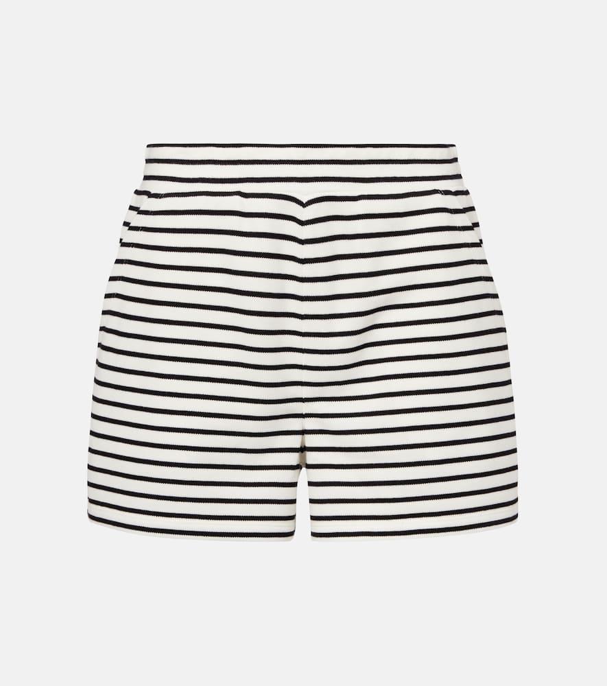 veronica beard brighton striped shorts