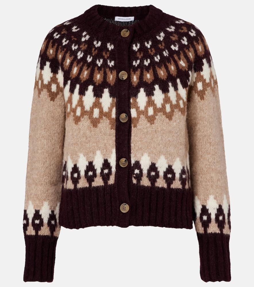veronica beard christina fair isle alpaca