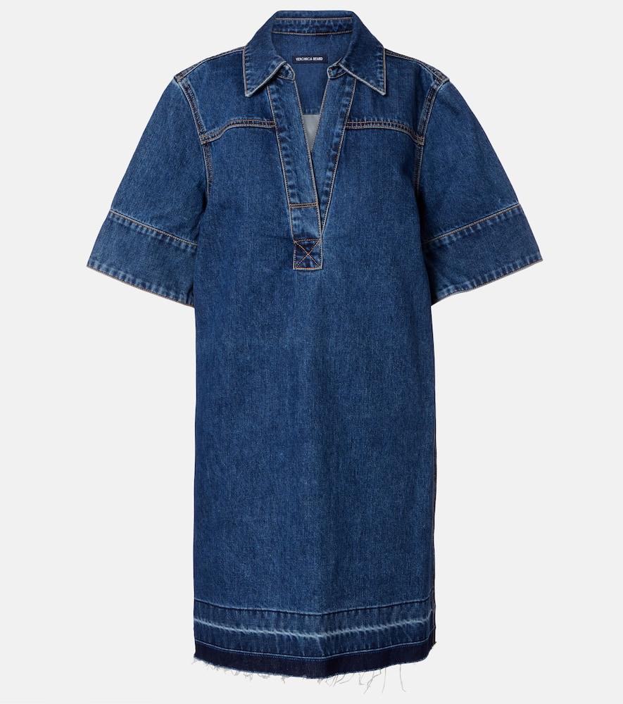 veronica beard denim shirt dress