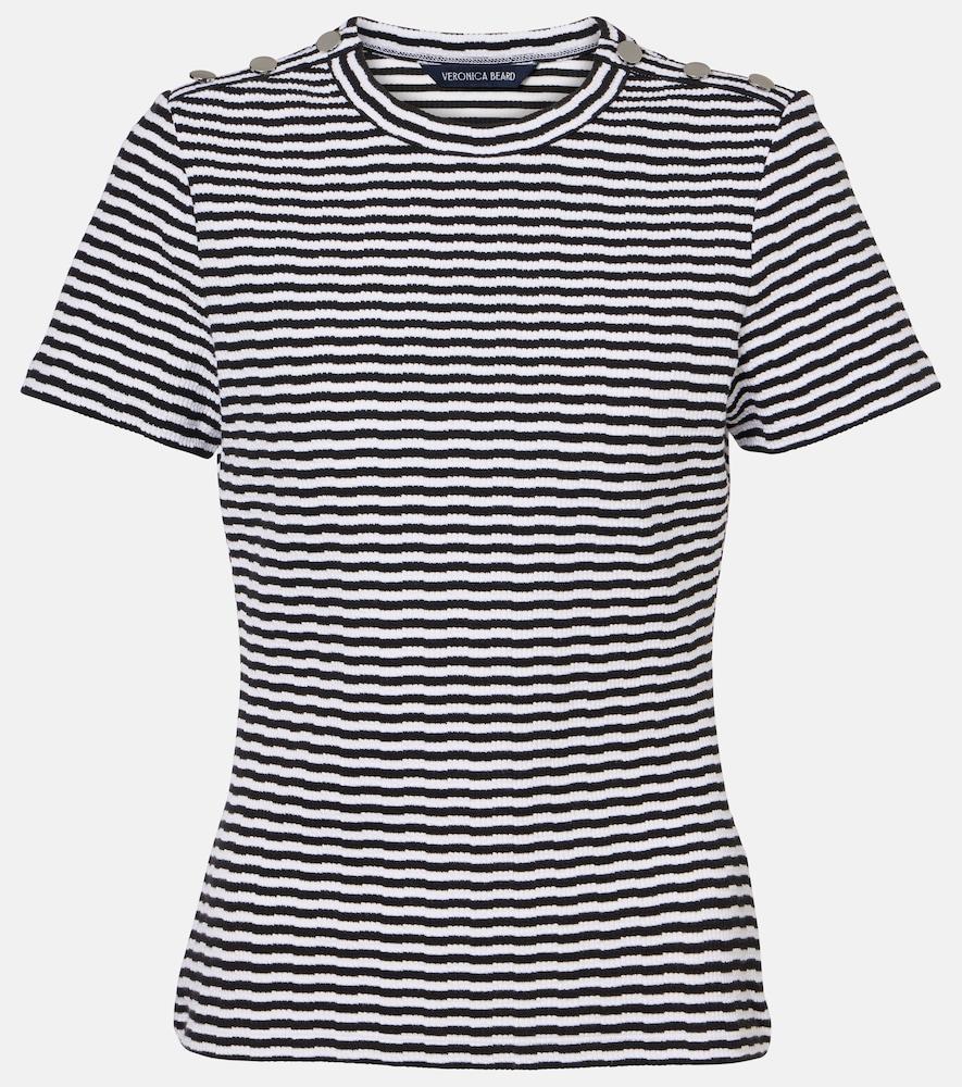 veronica beard draya striped cotton