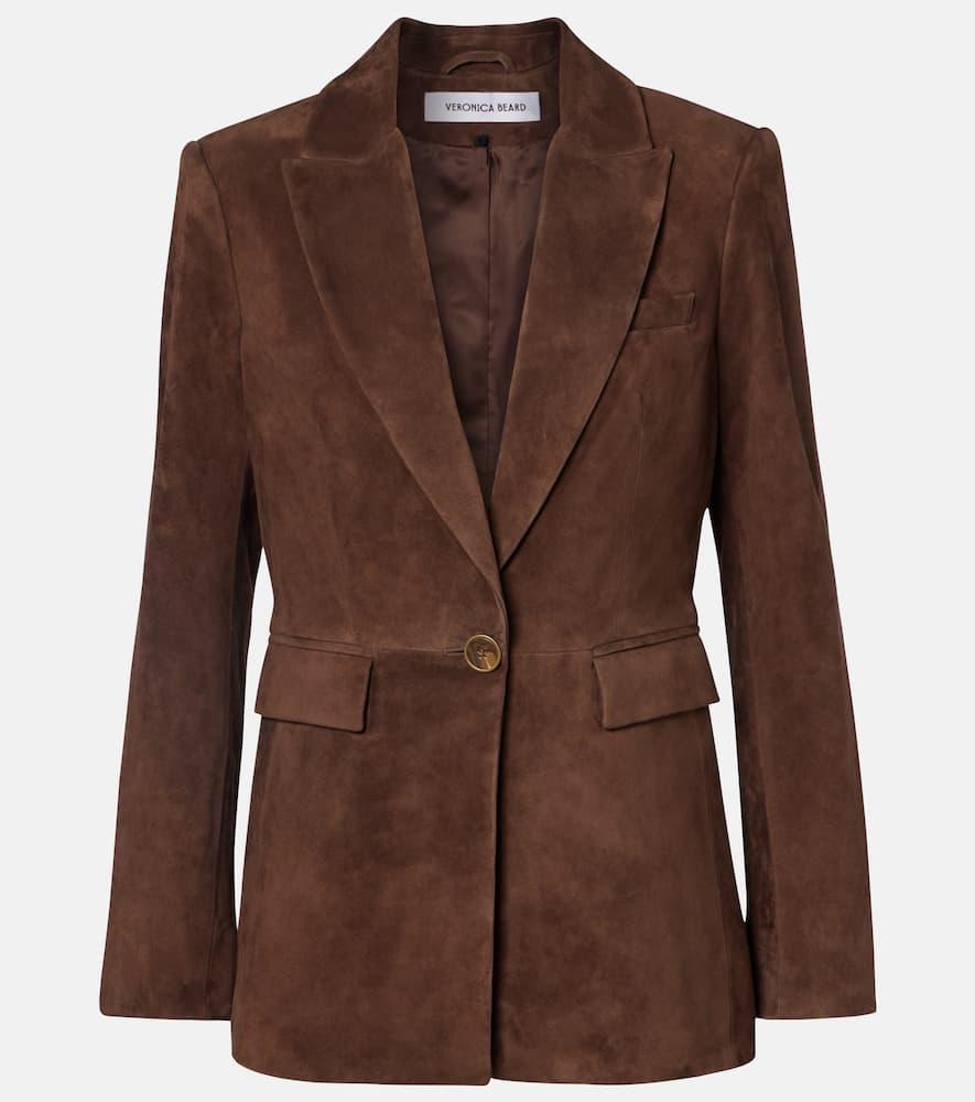 veronica beard duane suede blazer