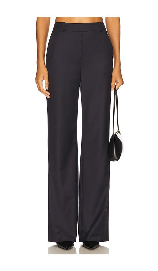 veronica beard eaton pant in navy.