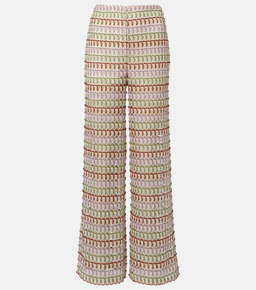 veronica beard fatima crochet wide