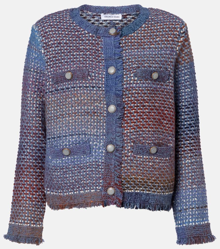 veronica beard fringed cotton