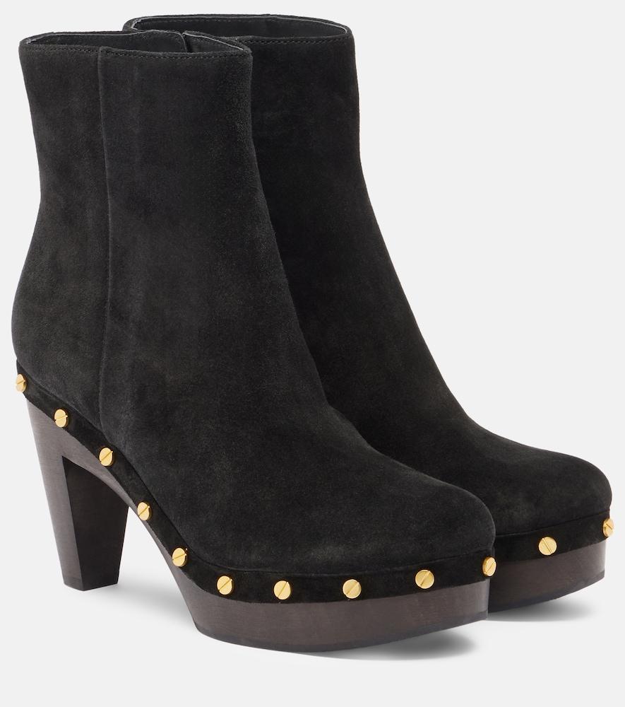 veronica beard gavi suede ankle boots