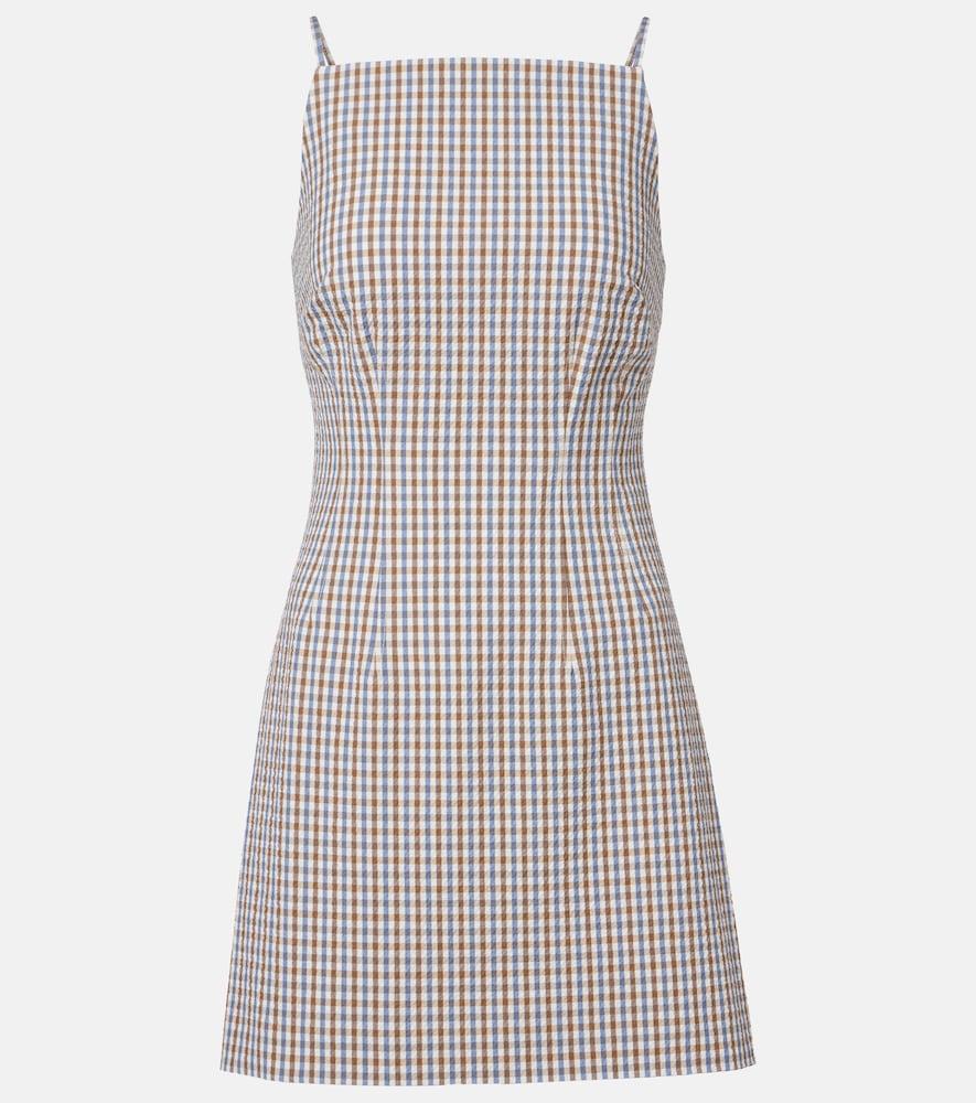 veronica beard gingham cotton