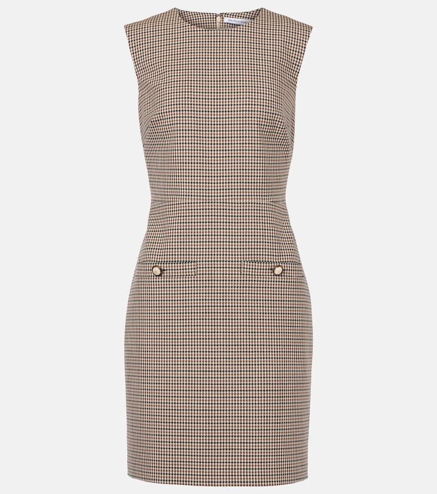veronica beard houndstooth minidress