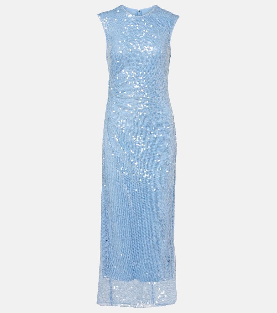 veronica beard kimberly sequined midi dress