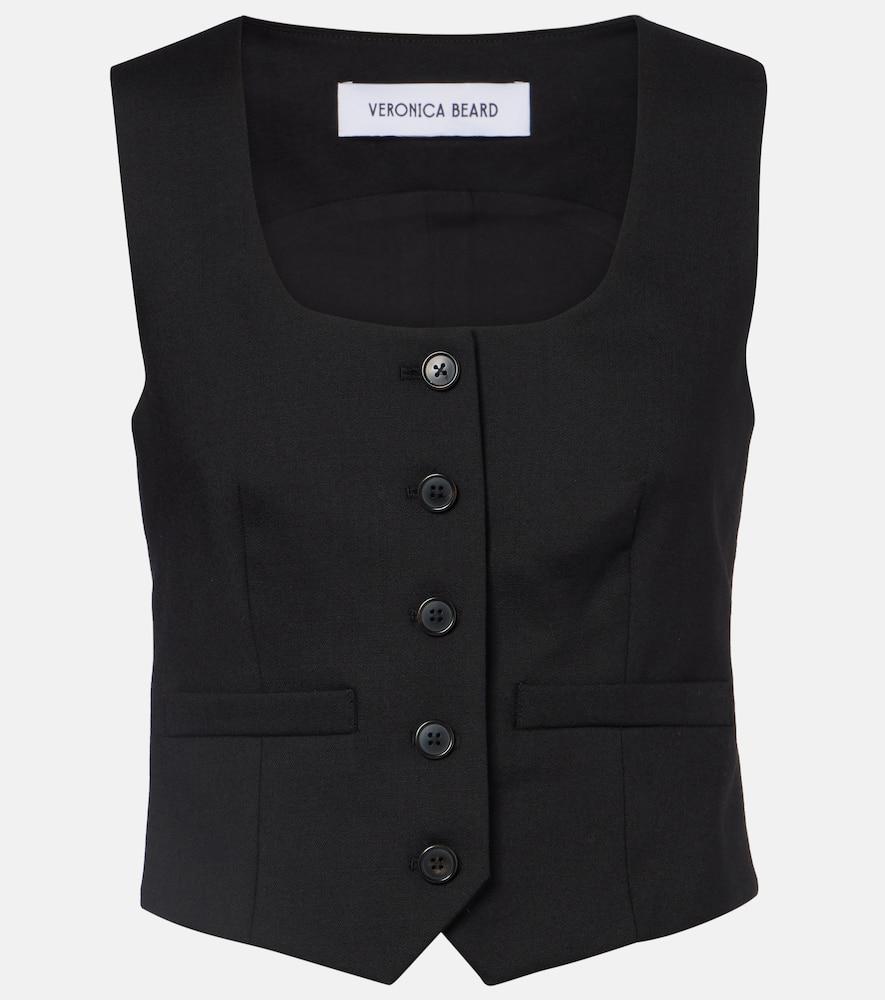 veronica beard morris wool vest