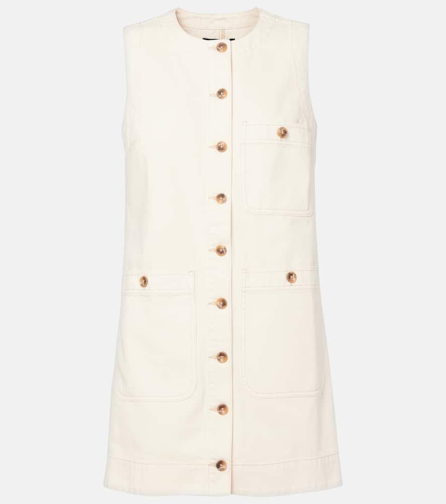 veronica beard oakley denim minidress