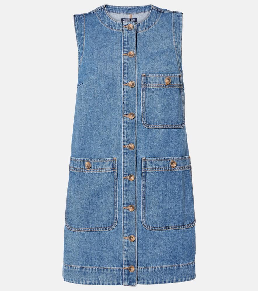 veronica beard oakley denim minidress