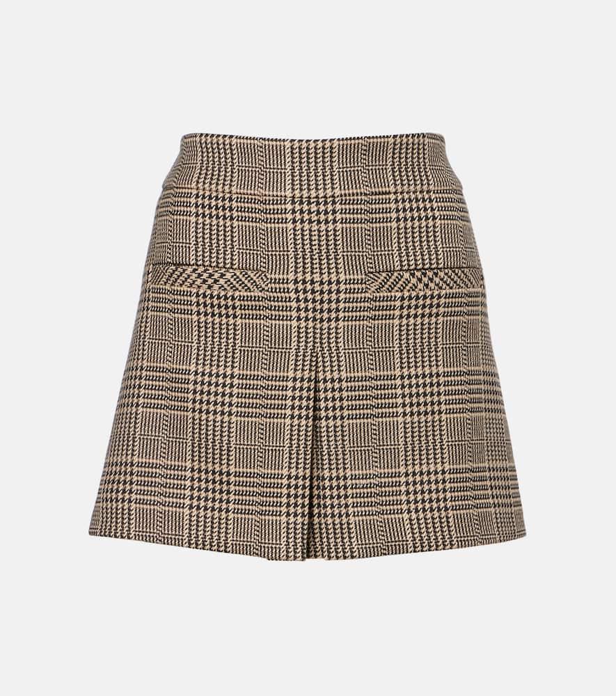 veronica beard pavaline houndstooth miniskirt
