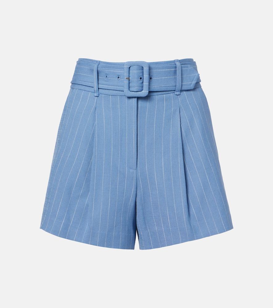 veronica beard piper striped linen