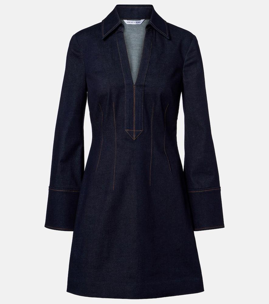 veronica beard raymond denim minidress