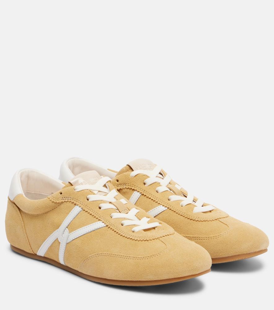 veronica beard riviera suede sneakers