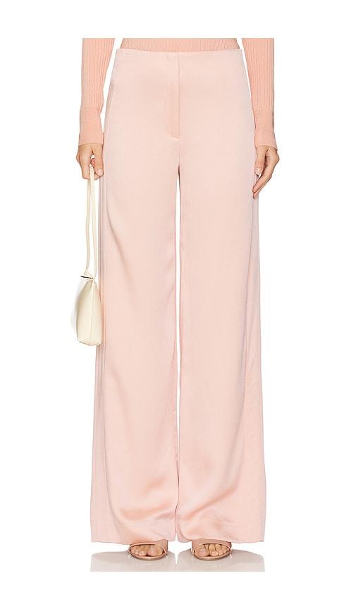 veronica beard ronin pant in pink.