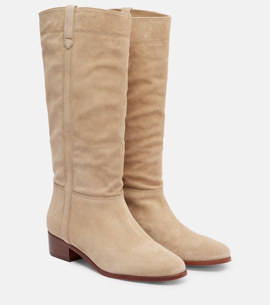 veronica beard suede knee