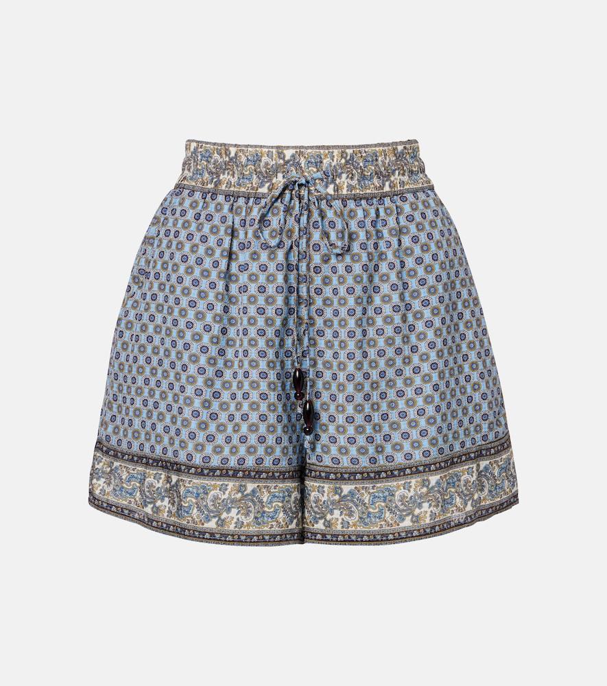 veronica beard vivaldi printed shorts