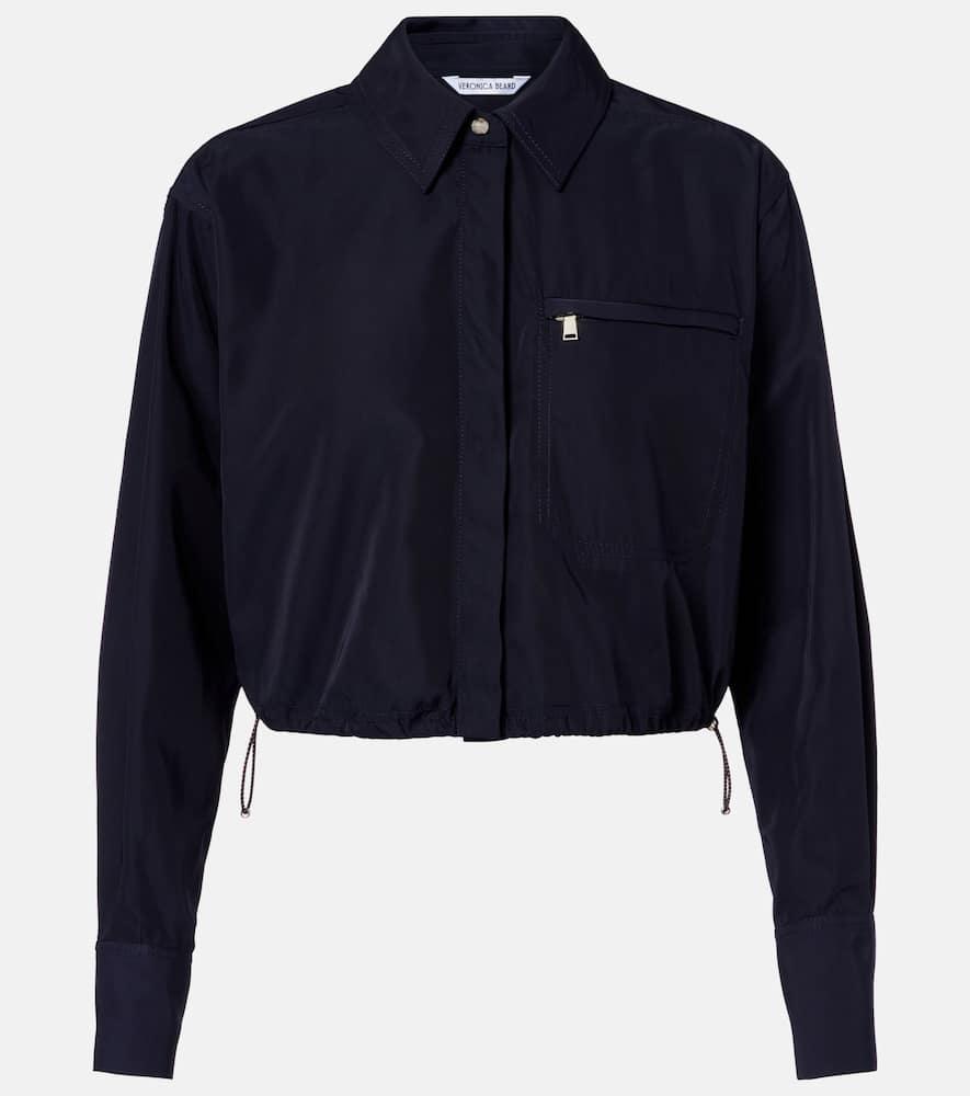 veronica beard wilfred technical taffeta shirt