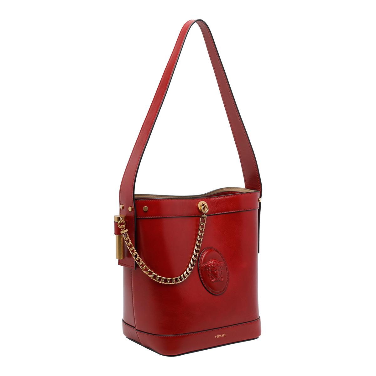 versace bags red calf leather - women