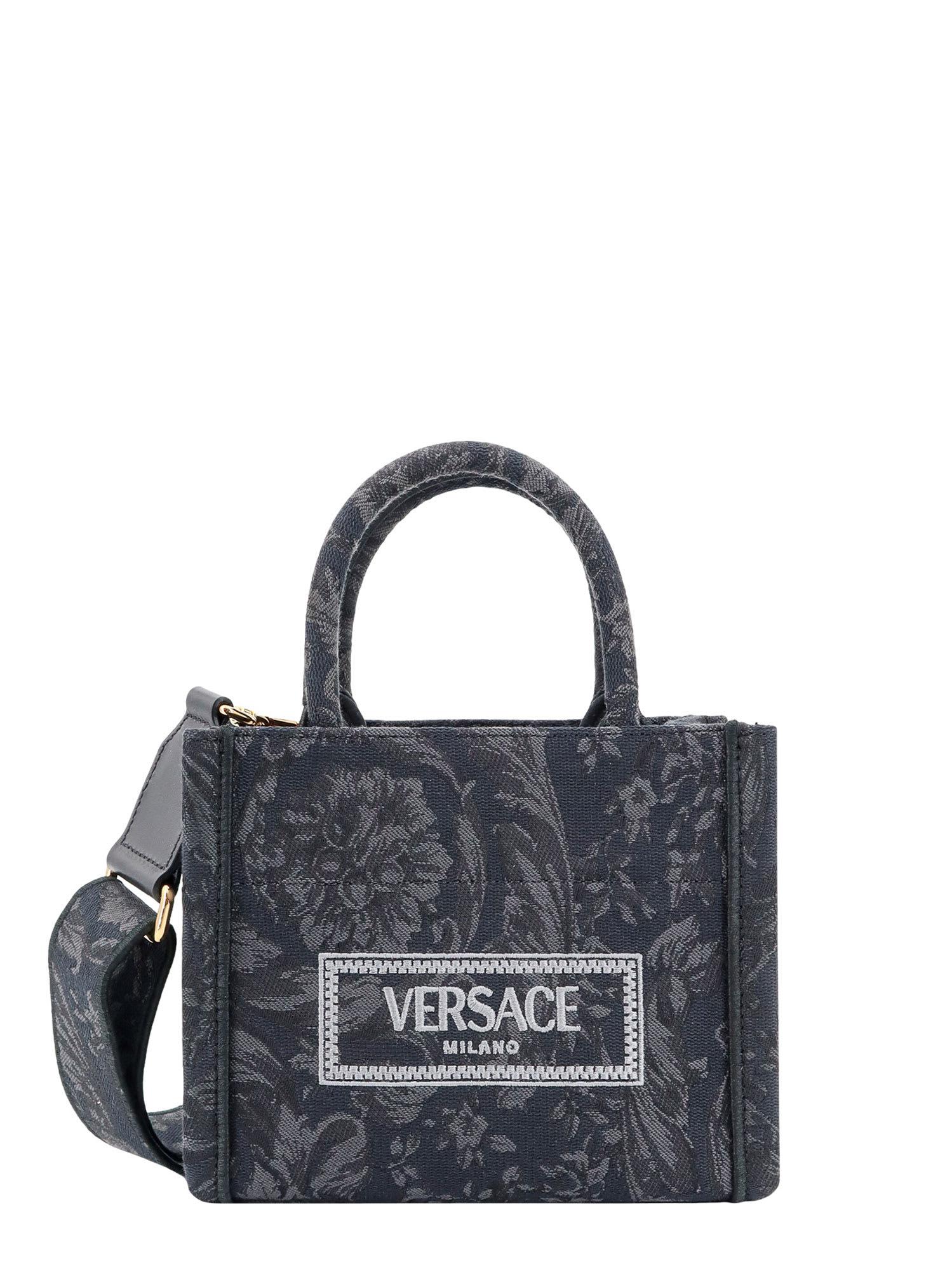 versace barocco athena top handle bag