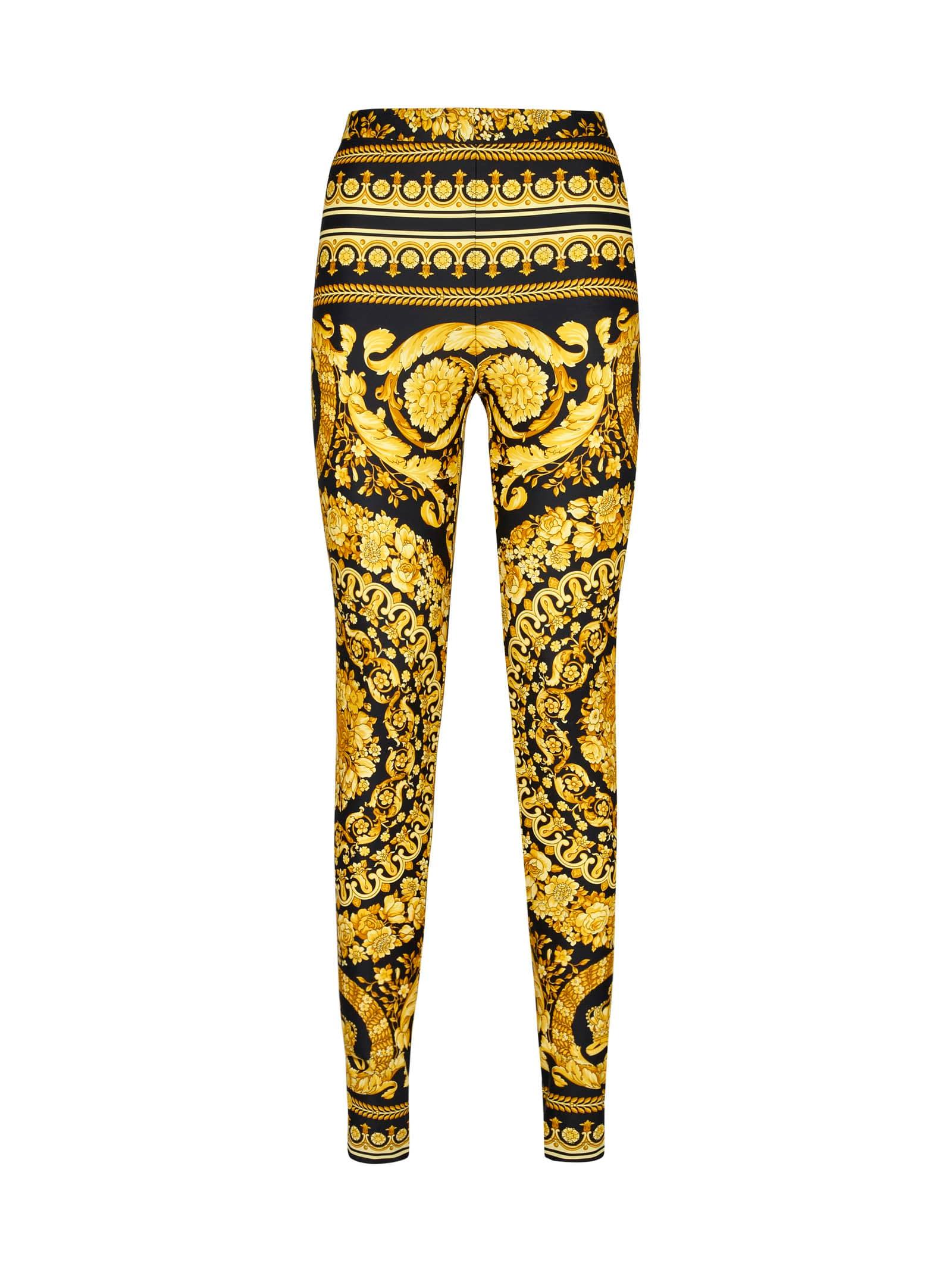 versace barocco leggings