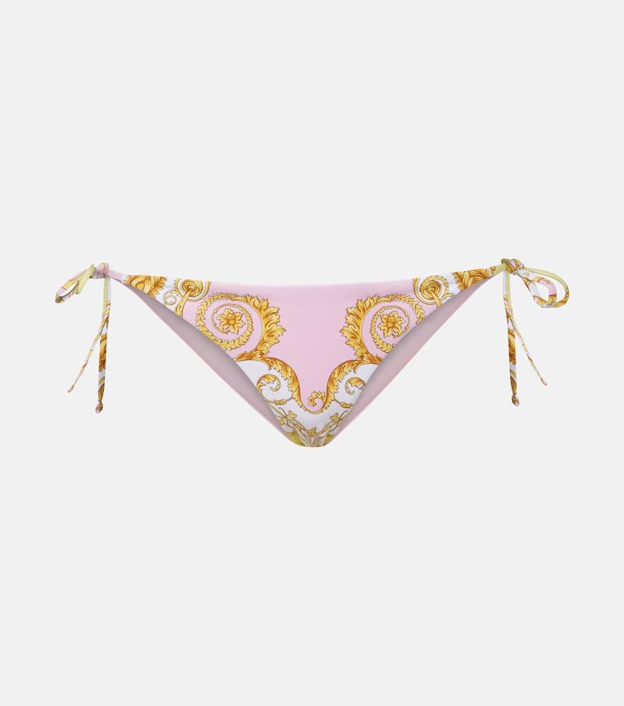 versace barocco triangle bikini bottoms